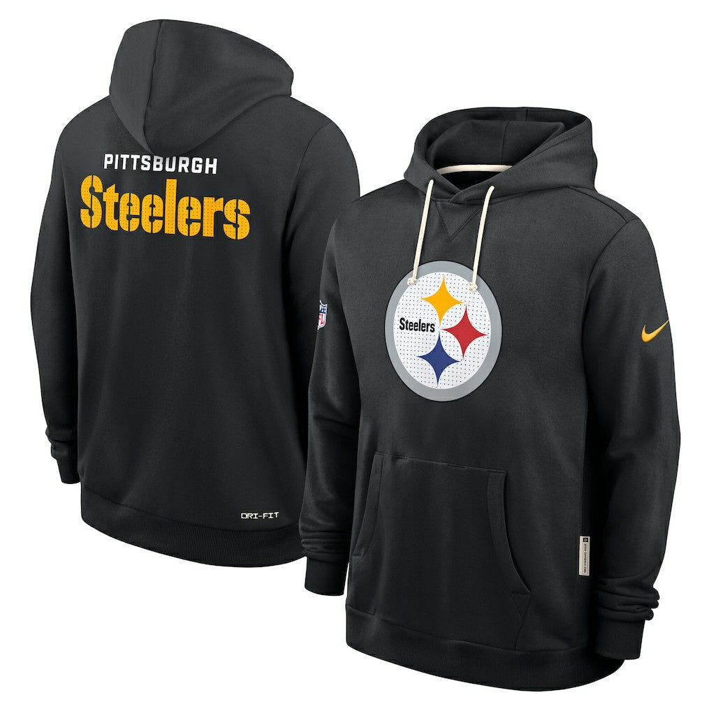 Pittsburgh Steelers Sideline Standard Issue Initial Home Dri-FIT Hoodie - Black on sale