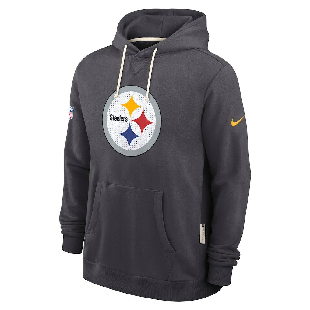 Pittsburgh Steelers Sideline Standard Issue Initial Home Dri-FIT Hoodie - Anthracite outlet