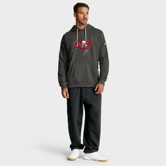 Tampa Bay Buccaneers Sideline Standard Issue Initial Home Dri-FIT Hoodie - Pewter outlet