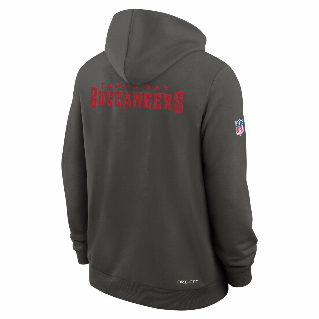Tampa Bay Buccaneers Sideline Standard Issue Initial Home Dri-FIT Hoodie - Pewter outlet