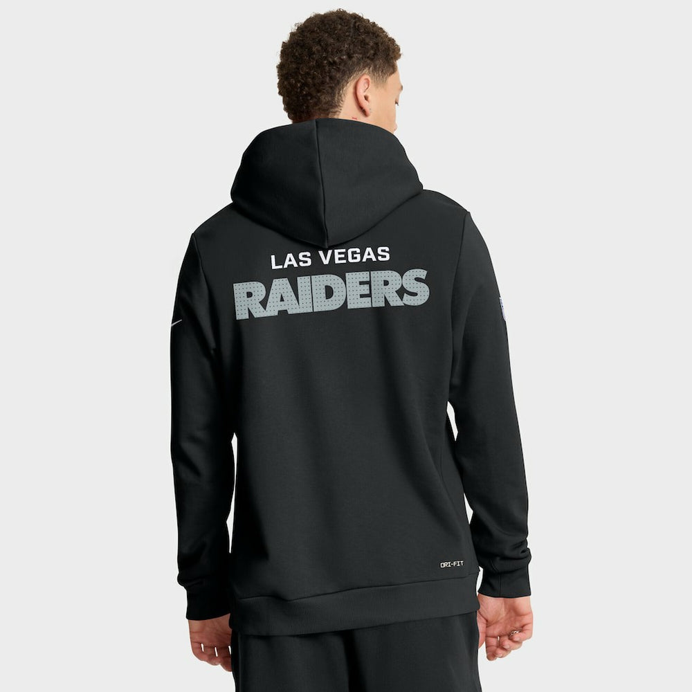 Las Vegas Raiders Sideline Standard Issue Initial Home Dri-FIT Hoodie - Black outlet