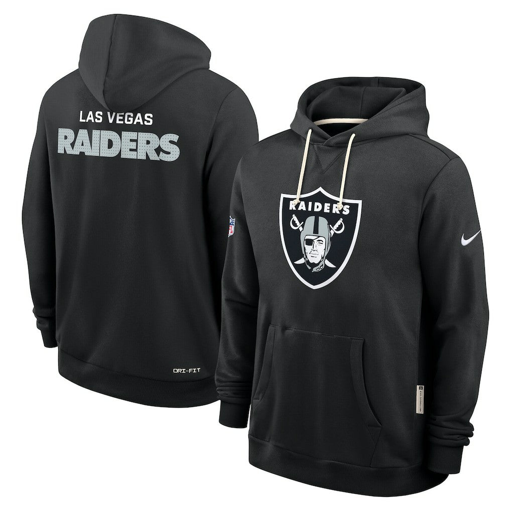 Las Vegas Raiders Sideline Standard Issue Initial Home Dri-FIT Hoodie - Black outlet