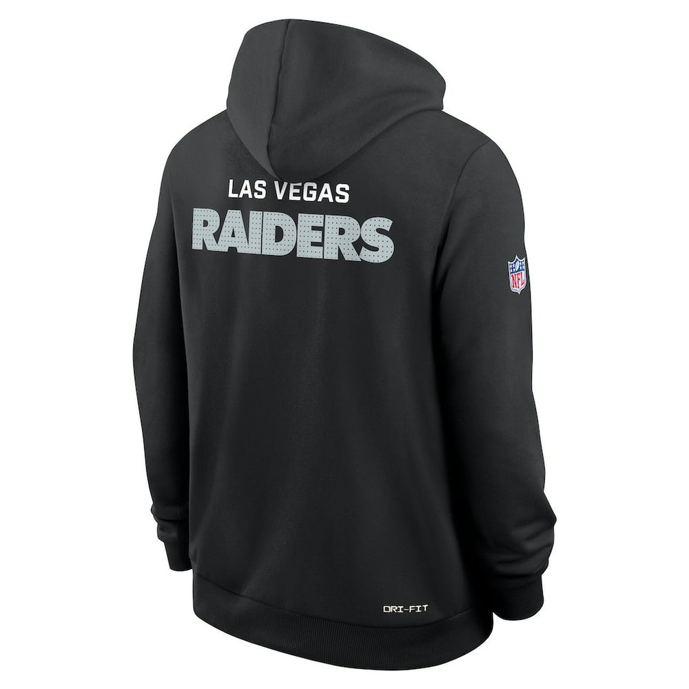 Las Vegas Raiders Sideline Standard Issue Initial Home Dri-FIT Hoodie - Black outlet