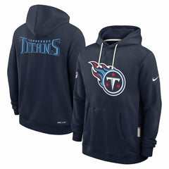 Tennessee Titans Sideline Standard Issue Initial Home Dri-FIT Hoodie - Navy on sale
