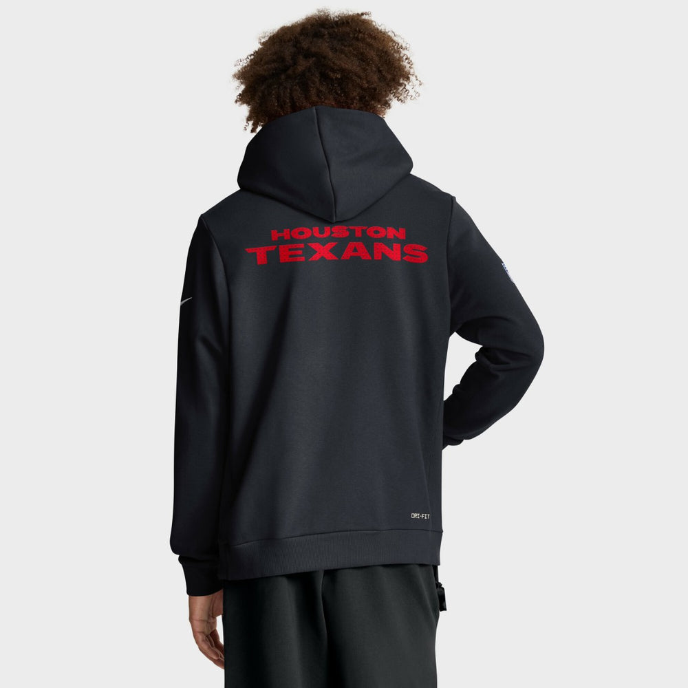 Houston Texans Sideline Standard Issue Initial Home Dri-FIT Hoodie - Navy online
