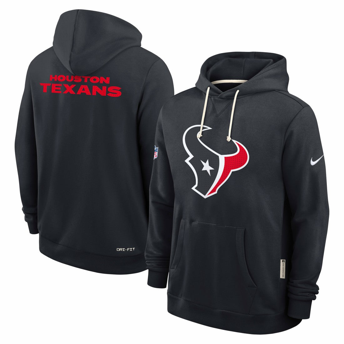 Houston Texans Sideline Standard Issue Initial Home Dri-FIT Hoodie - Navy online