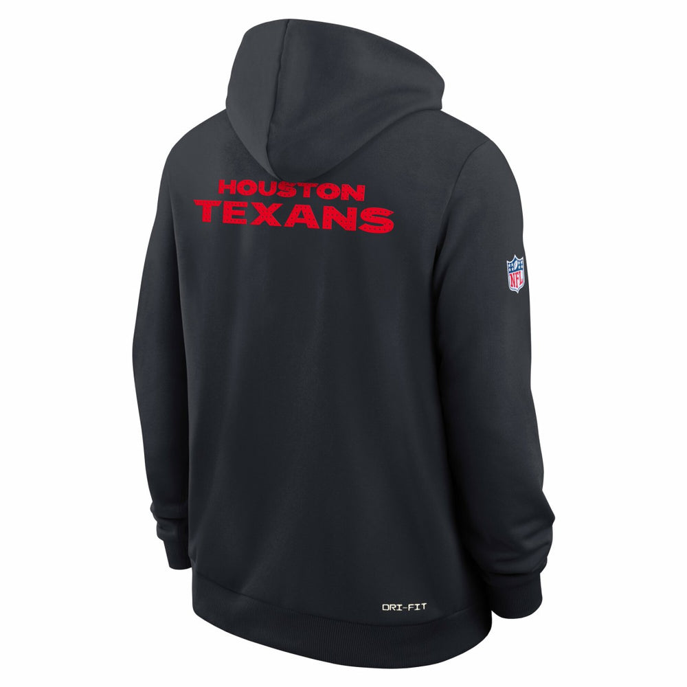 Houston Texans Sideline Standard Issue Initial Home Dri-FIT Hoodie - Navy online