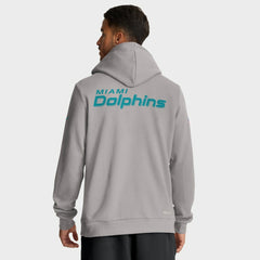 Miami Dolphins Sideline Standard Issue Initial Home Dri-FIT Hoodie - Charcoal discount
