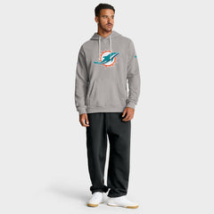 Miami Dolphins Sideline Standard Issue Initial Home Dri-FIT Hoodie - Charcoal discount