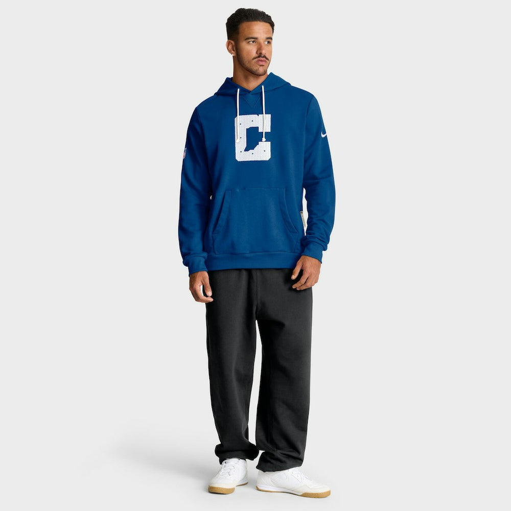 Indianapolis Colts Sideline Standard Issue Initial Home Dri-FIT Hoodie - Royal on sale