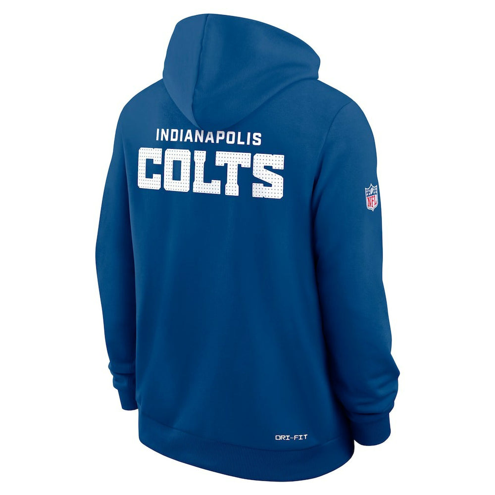 Indianapolis Colts Sideline Standard Issue Initial Home Dri-FIT Hoodie - Royal on sale