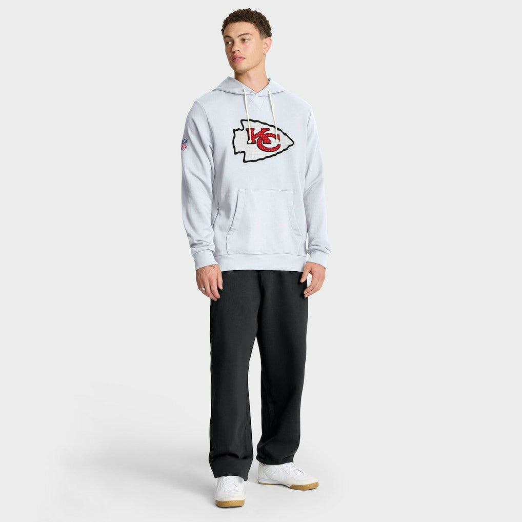 Kansas City Chiefs Sideline Standard Issue Initial Home Dri-FIT Hoodie - White online