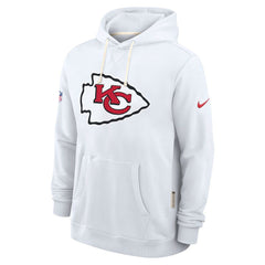 Kansas City Chiefs Sideline Standard Issue Initial Home Dri-FIT Hoodie - White online