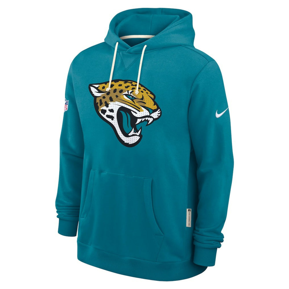 Jacksonville Jaguars Sideline Standard Issue Initial Home Dri-FIT Hoodie - Teal online