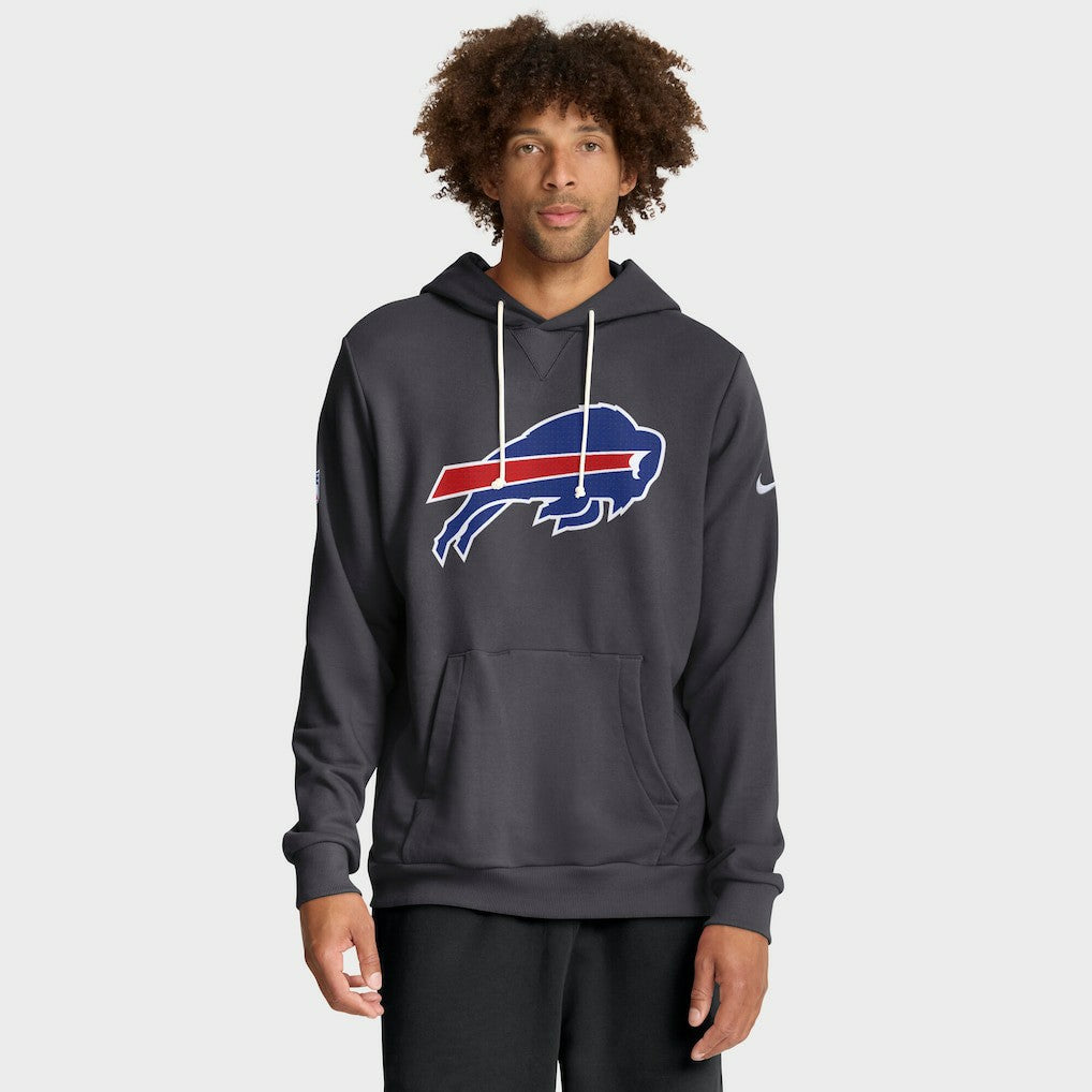 Buffalo Bills Sideline Standard Issue Initial Home Dri-FIT Hoodie - Anthracite for sale