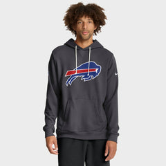Buffalo Bills Sideline Standard Issue Initial Home Dri-FIT Hoodie - Anthracite for sale