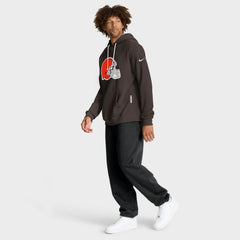 Cleveland Browns Sideline Standard Issue Initial Home Dri-FIT Hoodie - Brown cheap