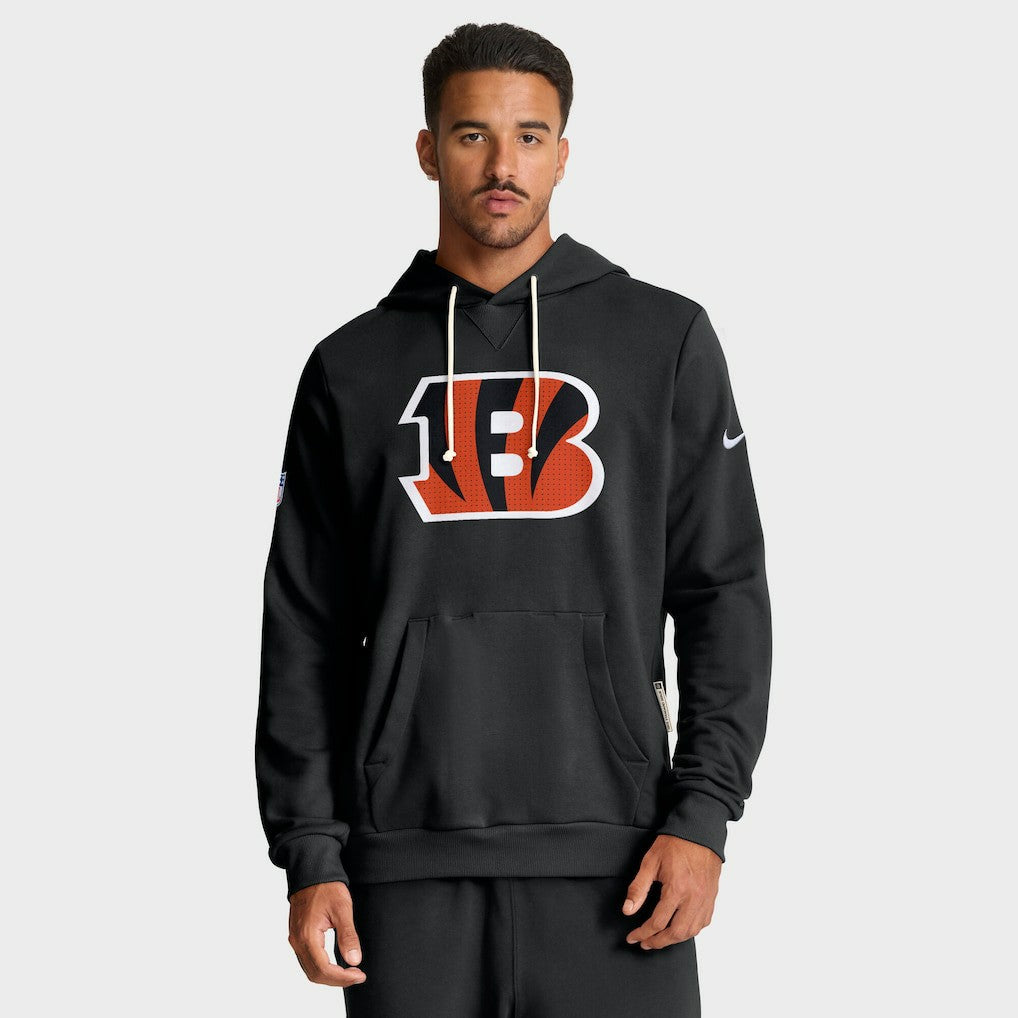 Cincinnati Bengals Sideline Standard Issue Initial Home Dri-FIT Hoodie - Black cheap