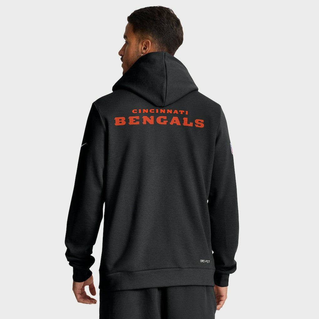 Cincinnati Bengals Sideline Standard Issue Initial Home Dri-FIT Hoodie - Black cheap