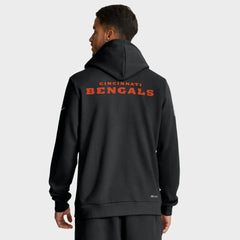 Cincinnati Bengals Sideline Standard Issue Initial Home Dri-FIT Hoodie - Black cheap