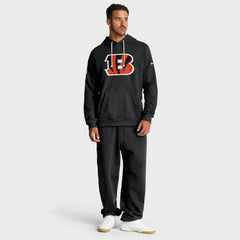 Cincinnati Bengals Sideline Standard Issue Initial Home Dri-FIT Hoodie - Black cheap