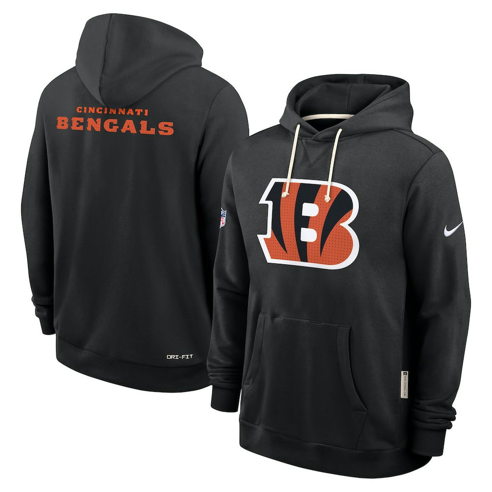 Cincinnati Bengals Sideline Standard Issue Initial Home Dri-FIT Hoodie - Black cheap