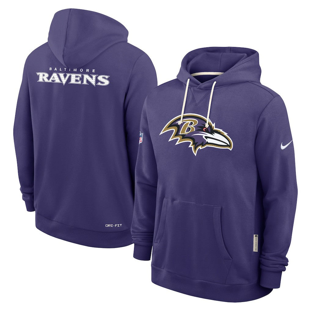 Baltimore Ravens Sideline Standard Issue Initial Home Dri-FIT Hoodie - Purple online