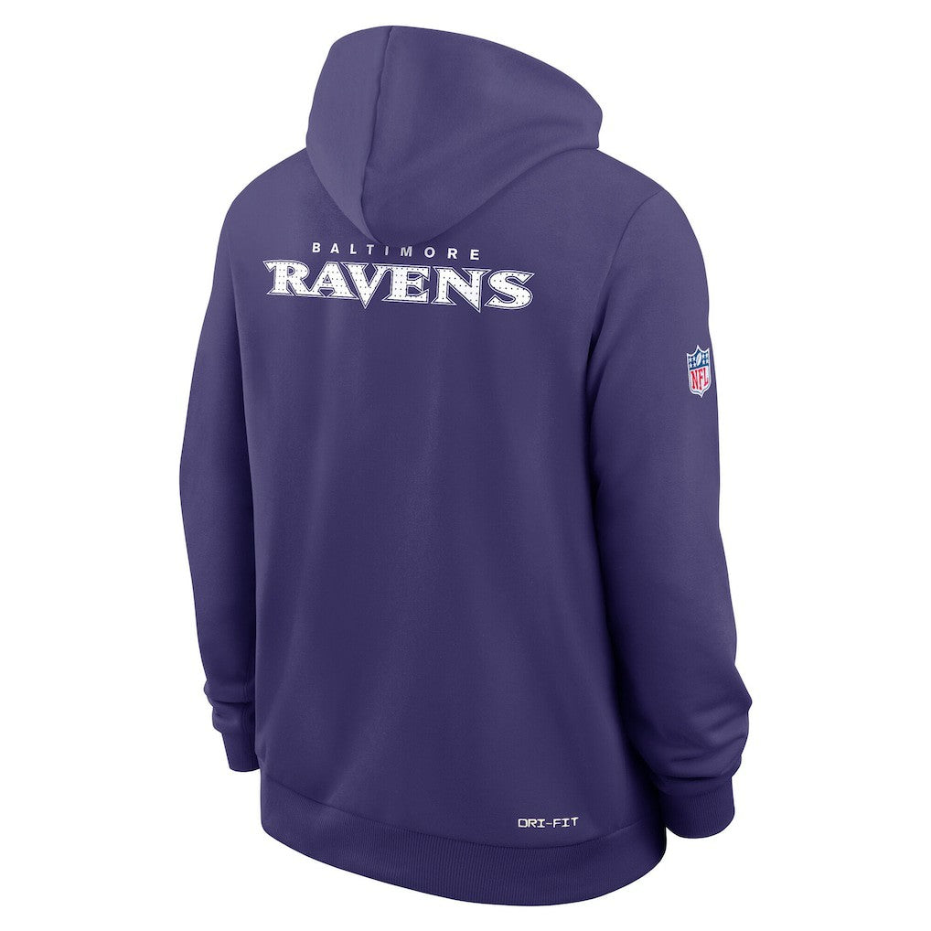 Baltimore Ravens Sideline Standard Issue Initial Home Dri-FIT Hoodie - Purple online
