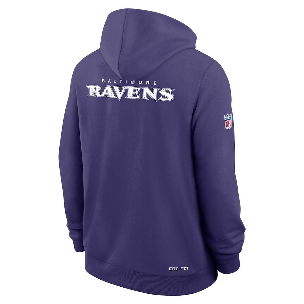 Baltimore Ravens Sideline Standard Issue Initial Home Dri-FIT Hoodie - Purple online