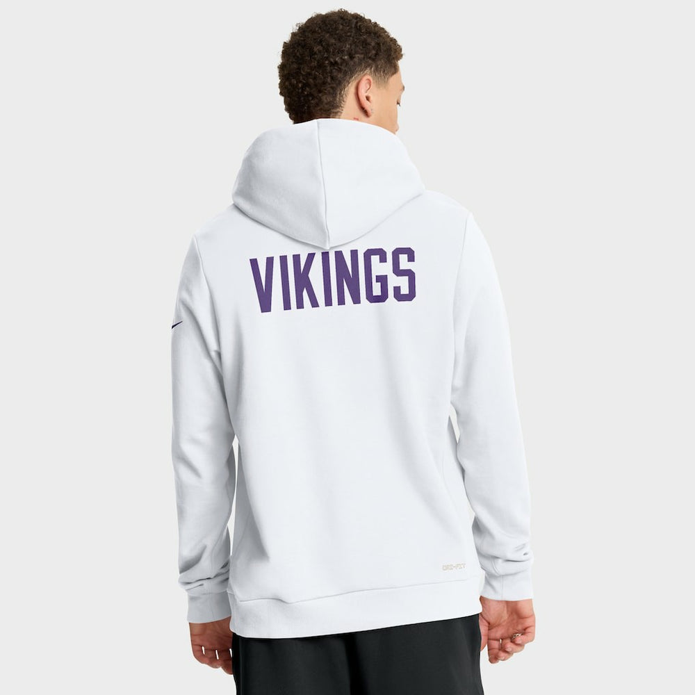 Minnesota Vikings Sideline Standard Issue Alt 2 Dri-FIT Hoodie - White sale