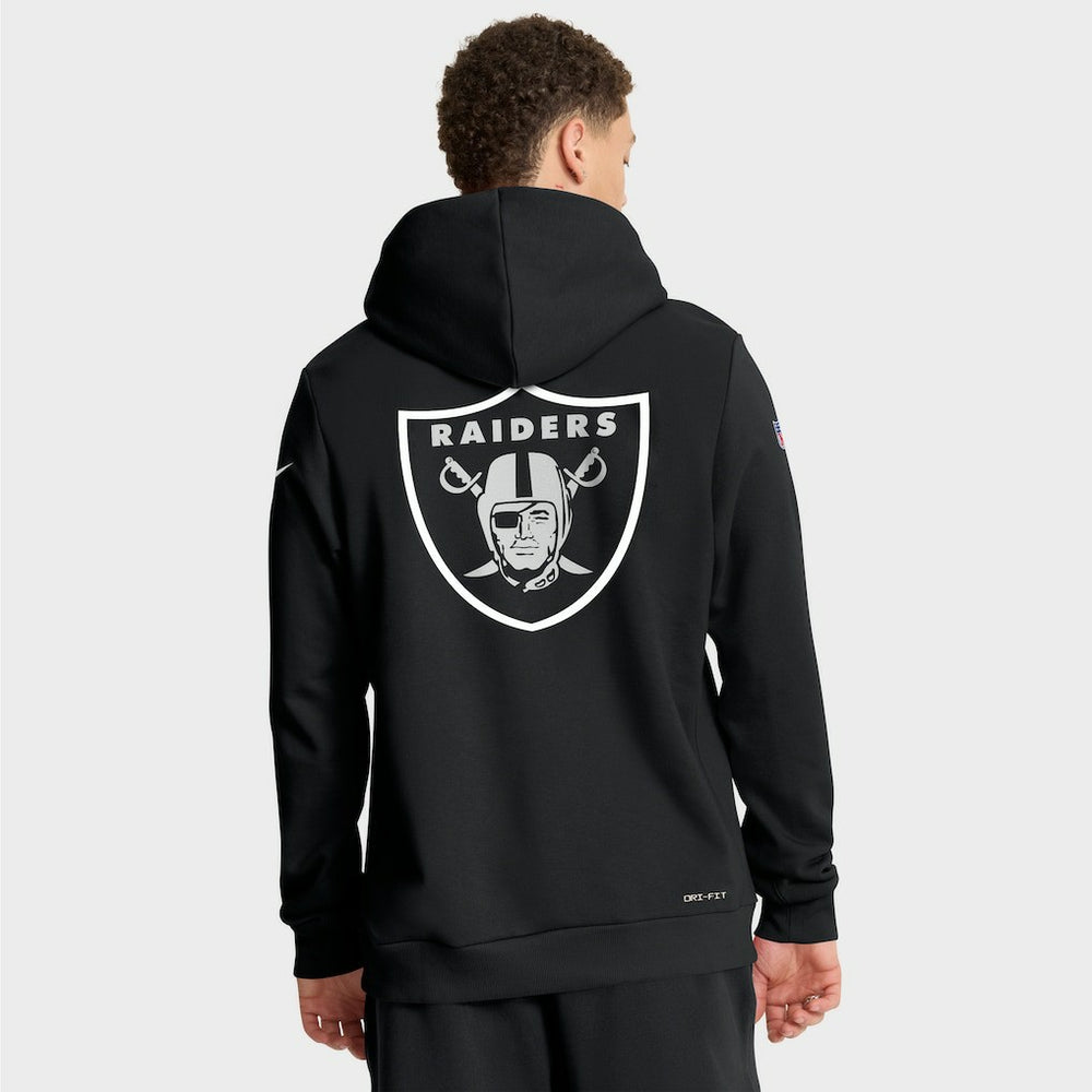 Las Vegas Raiders 2025 NFL Crucial Catch Sideline Standard Issue Dri-FIT Hoodie - Black discount