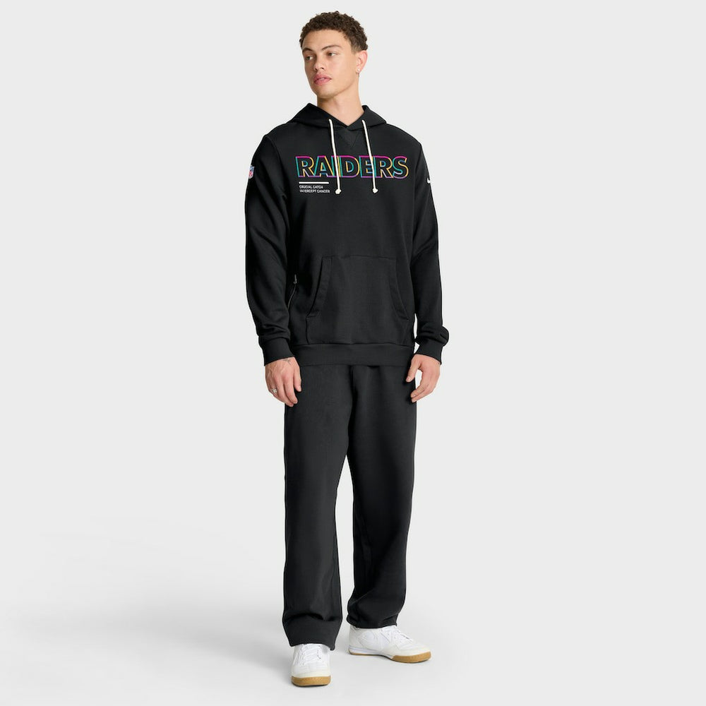 Las Vegas Raiders 2025 NFL Crucial Catch Sideline Standard Issue Dri-FIT Hoodie - Black discount
