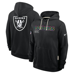 Las Vegas Raiders 2025 NFL Crucial Catch Sideline Standard Issue Dri-FIT Hoodie - Black discount