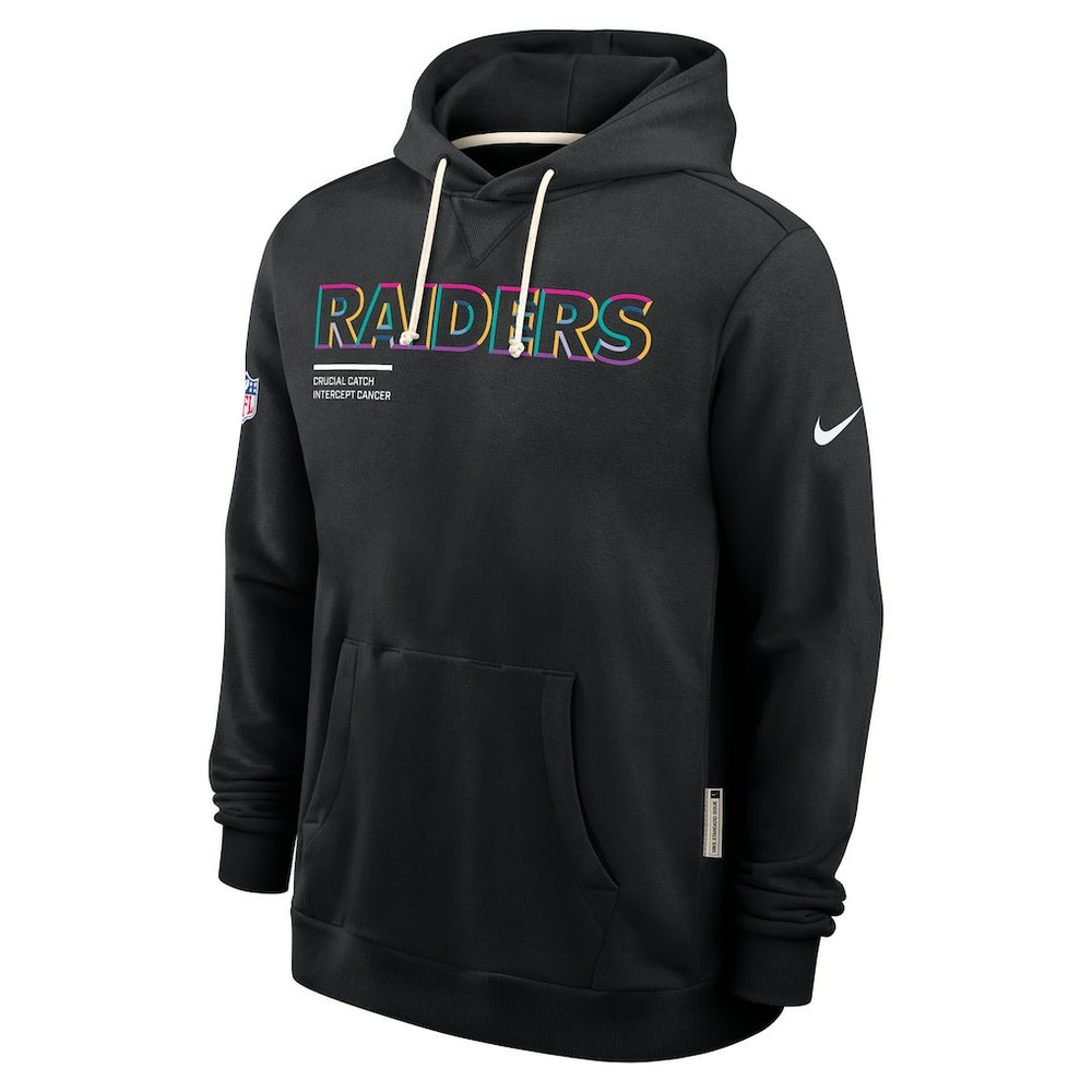 Las Vegas Raiders 2025 NFL Crucial Catch Sideline Standard Issue Dri-FIT Hoodie - Black discount
