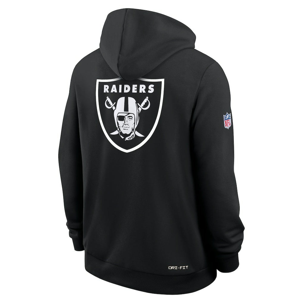 Las Vegas Raiders 2025 NFL Crucial Catch Sideline Standard Issue Dri-FIT Hoodie - Black discount