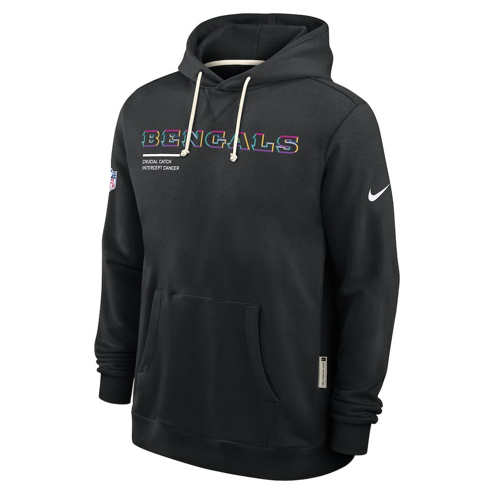 Cincinnati Bengals 2025 NFL Crucial Catch Sideline Standard Issue Dri-FIT Hoodie - Black discount