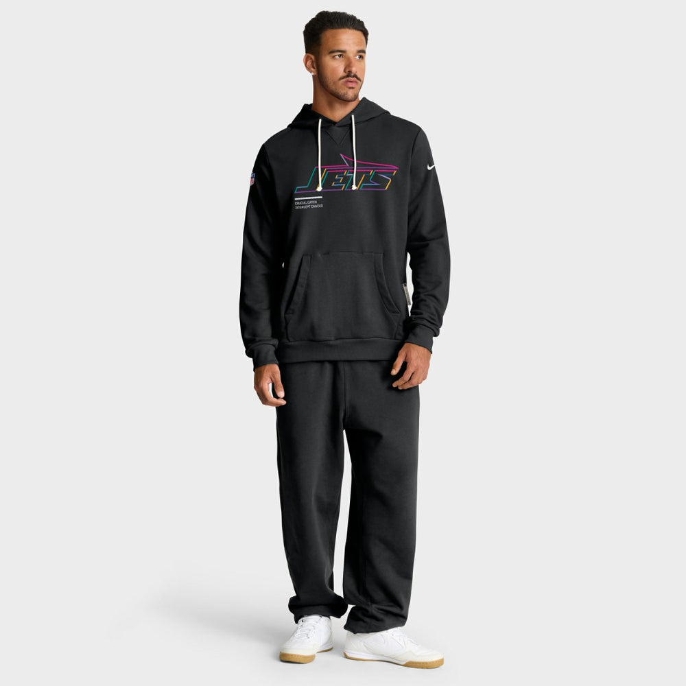 New York Jets 2025 NFL Crucial Catch Sideline Standard Issue Dri-FIT Hoodie - Black sale