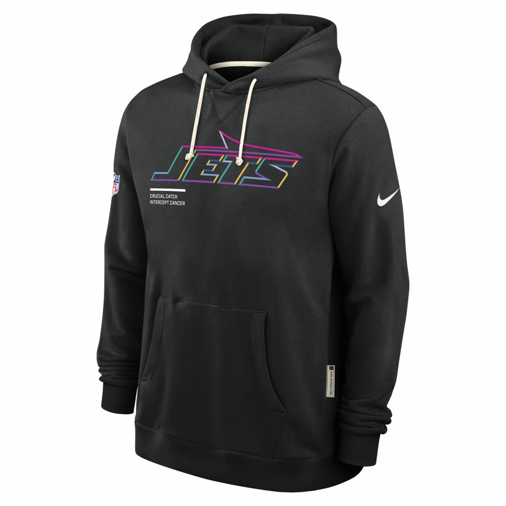 New York Jets 2025 NFL Crucial Catch Sideline Standard Issue Dri-FIT Hoodie - Black sale