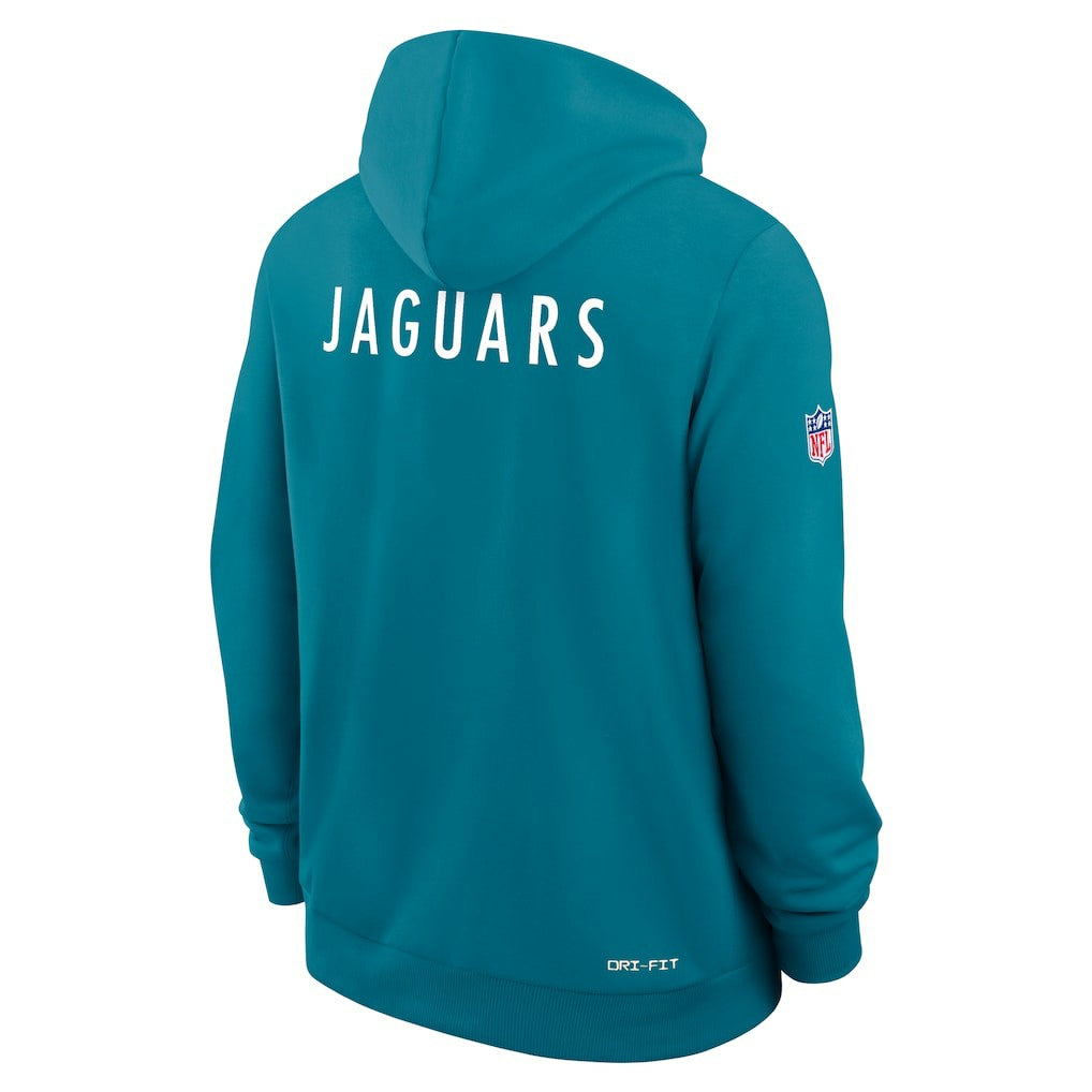 Jacksonville Jaguars Sideline Standard Issue Alt 2 Dri-FIT Hoodie - Teal cheap