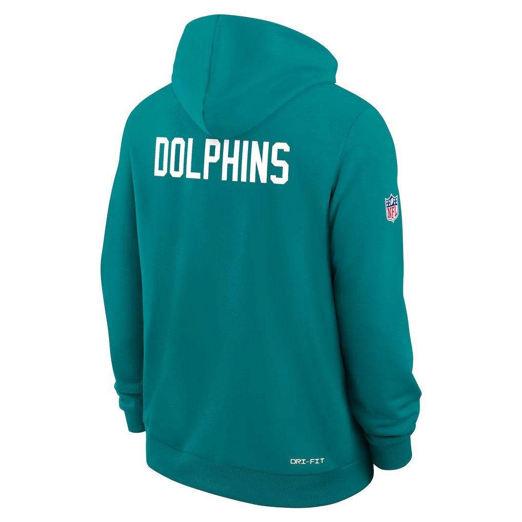 Miami Dolphins Sideline Standard Issue Alt 2 Dri-FIT Hoodie - Aqua online