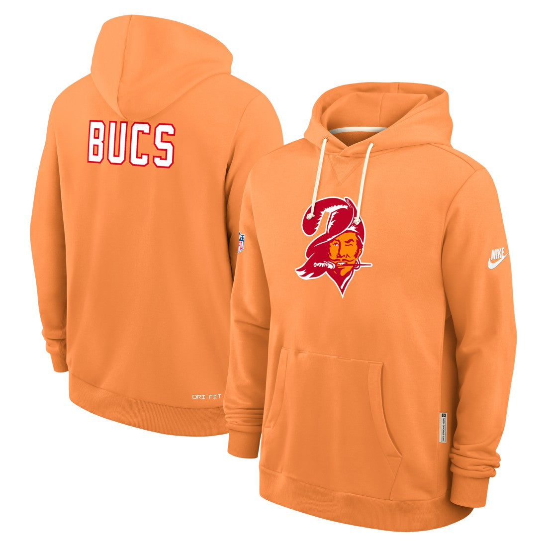 Tampa Bay Buccaneers Sideline Standard Issue Alt 2 Dri-FIT Hoodie - Orange on sale