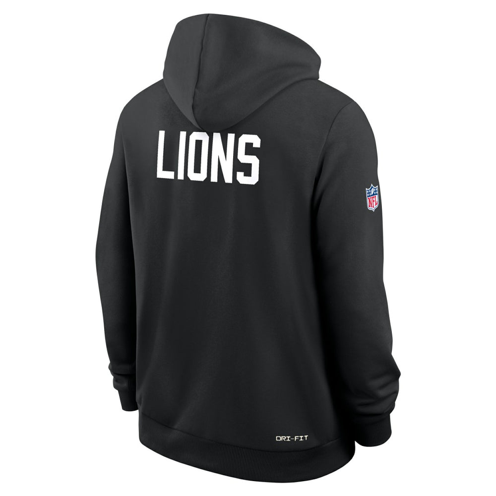 Detroit Lions Sideline Standard Issue Alt 2 Dri-FIT Hoodie - Black sale