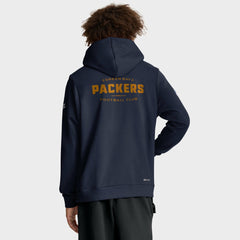Green Bay Packers The 1923 Classic Sideline Dri-FIT Pullover Hoodie - Navy for sale