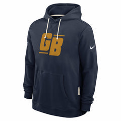 Green Bay Packers The 1923 Classic Sideline Dri-FIT Pullover Hoodie - Navy for sale