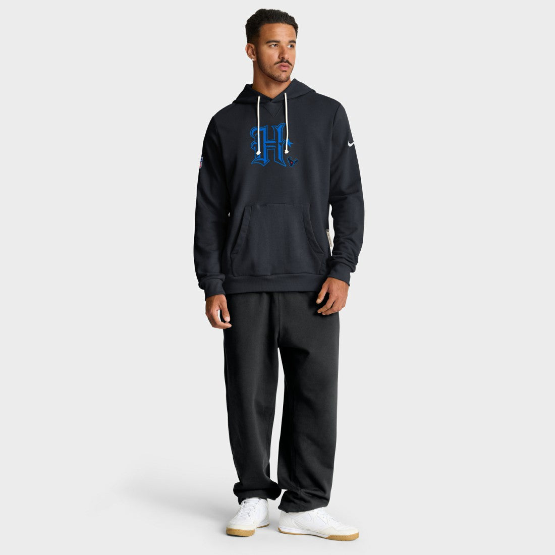 Houston Texans Sideline Standard Issue Alt 2 Dri-FIT Hoodie - Navy sale