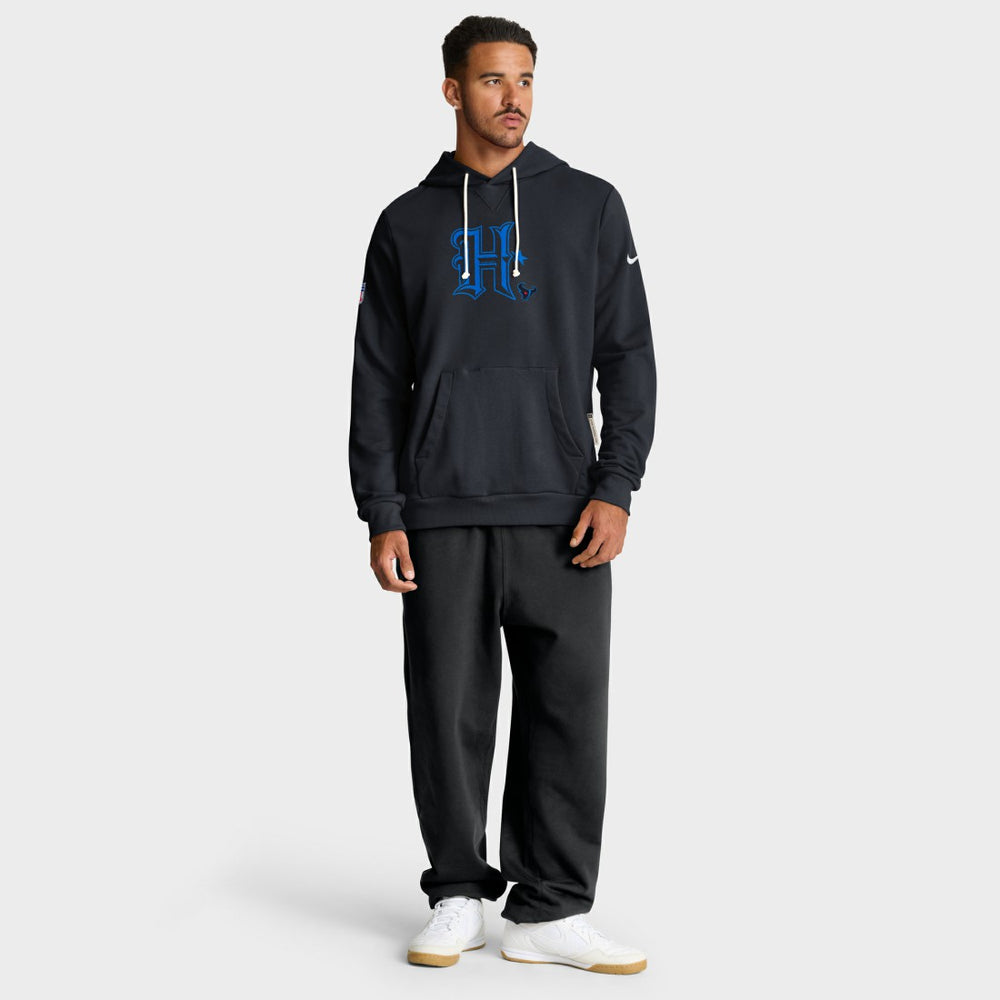 Houston Texans Sideline Standard Issue Alt 2 Dri-FIT Hoodie - Navy sale