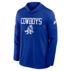 Dallas Cowboys Sideline Alt Pack Dri-FIT Lightweight Hooded Top - Royal discount
