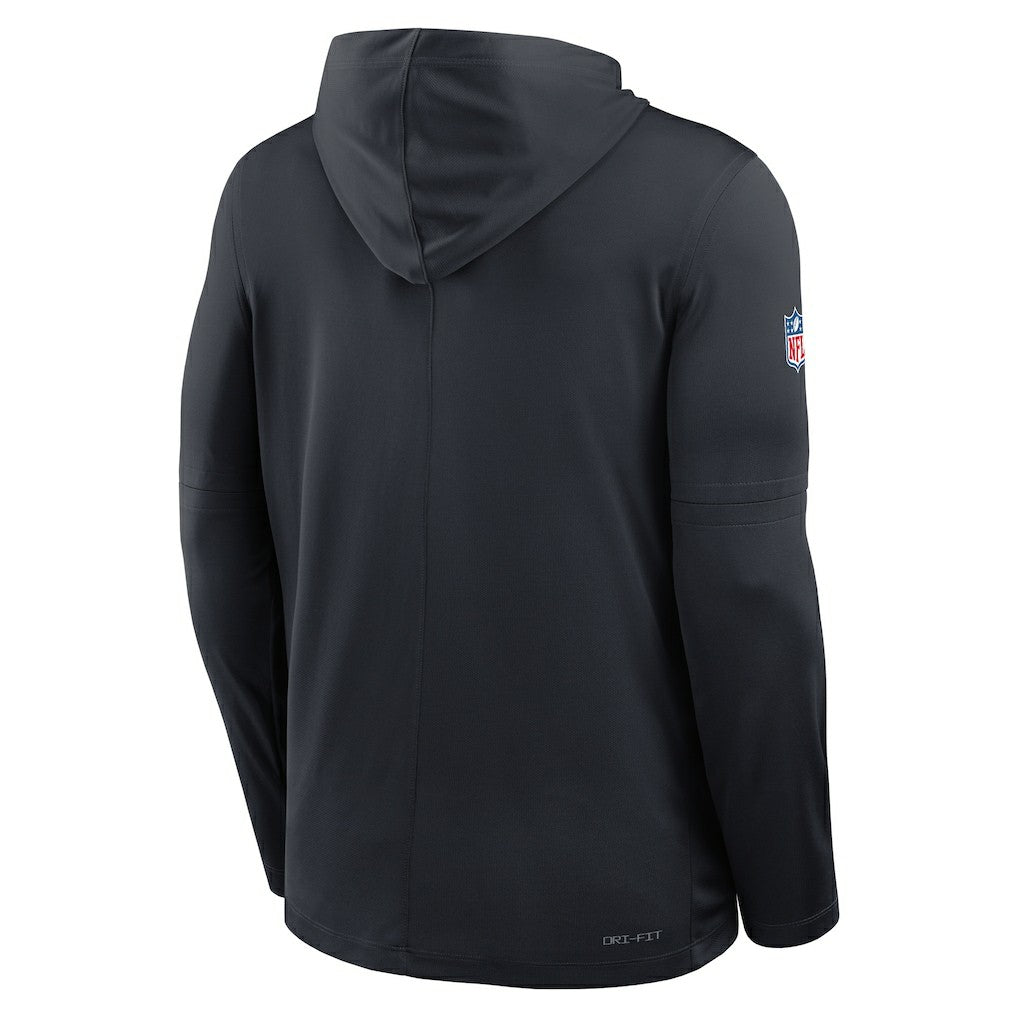 Houston Texans Sideline Pass Accuracy Dri-FIT Long Sleeve Hoodie T-Shirt  - Blue online