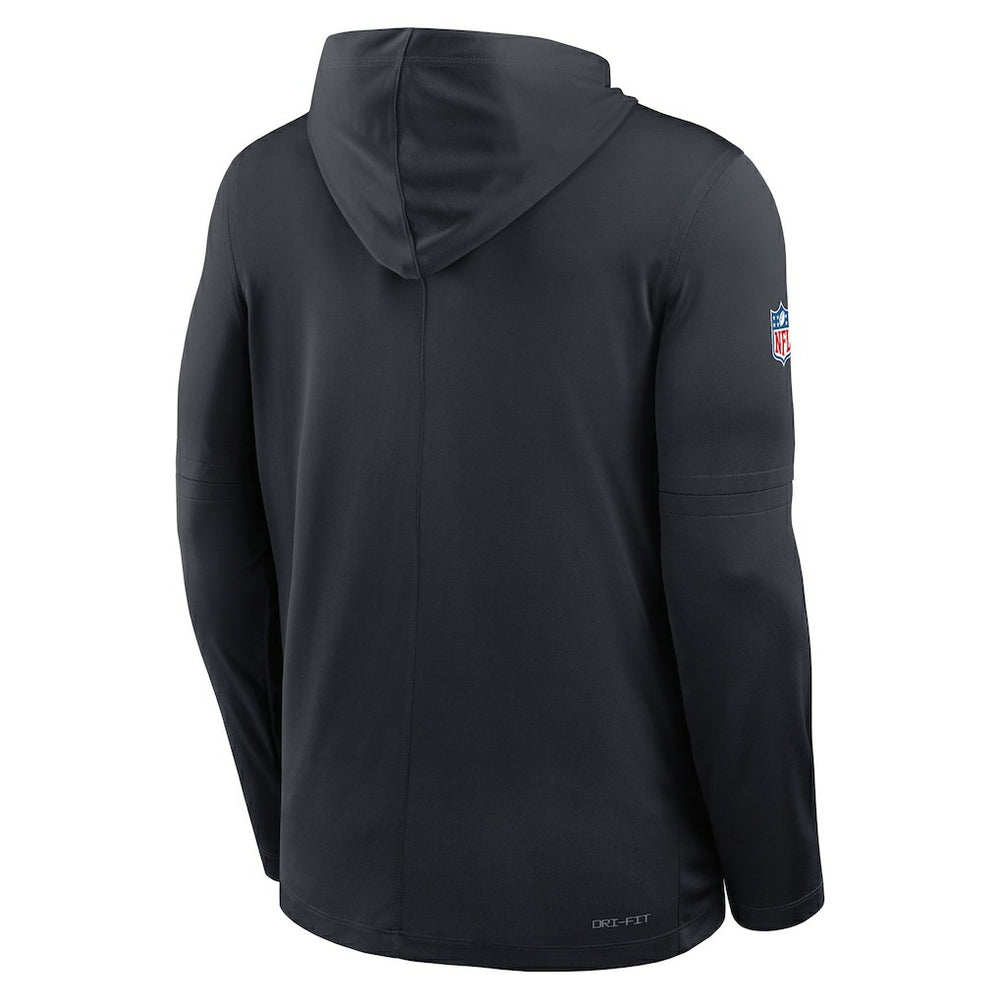 Houston Texans Sideline Pass Accuracy Dri-FIT Long Sleeve Hoodie T-Shirt  - Blue online