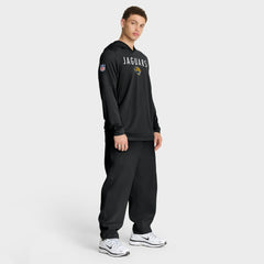 Jacksonville Jaguars Sideline Pass Accuracy Dri-FIT Long Sleeve Hoodie T-Shirt  - Black sale
